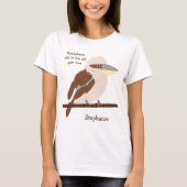 Kookaburra Design Personalized T-shirt (Voorkant)