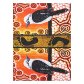 Kookaburra Dreaming Aboriginal Art Tafelkleed (Voorkant)