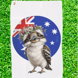 Kookaburra Een Klein stukje Australië Golfhanddoek