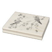 kookaburra en Eucalyptus Rubberstempel (Stempel)