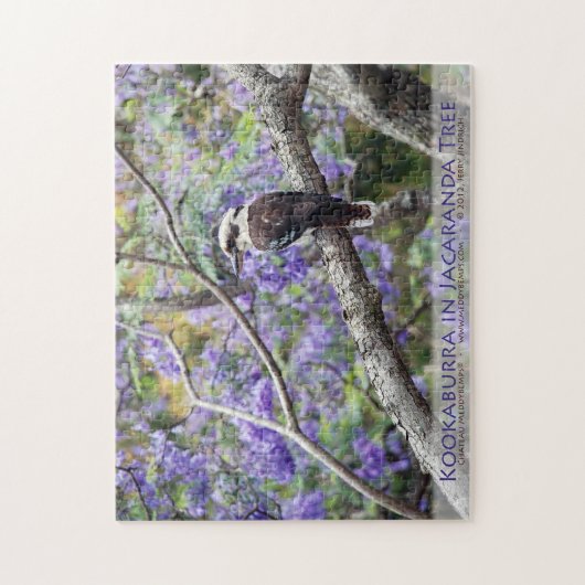 Kookaburra en Jacaranda Legpuzzel (Verticaal)