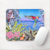 Kookaburra en Rainbow Lorikeets Muismat (Met muis)