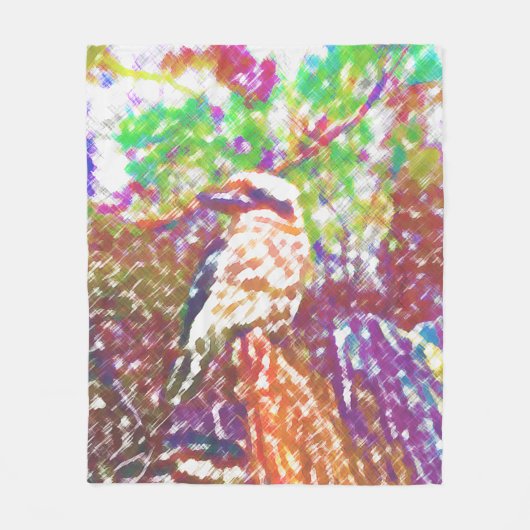 Kookaburra Fleece Deken (Voorkant)