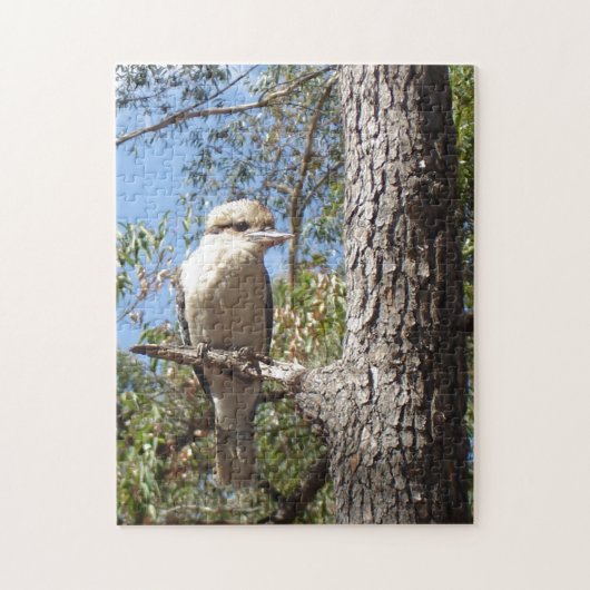 Kookaburra in boom legpuzzel (Verticaal)