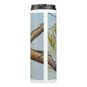 Kookaburra in een gigantische Australische kunst Thermosbeker (Achterkant)