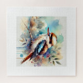 Kookaburra in Light 230824AREF128 - Watercolor Legpuzzel (Horizontaal)