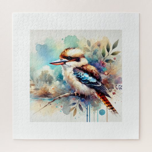 Kookaburra in Light 230824AREF128 - Watercolor Legpuzzel (Verticaal)