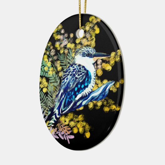 Kookaburra Keramisch Ornament (Links)