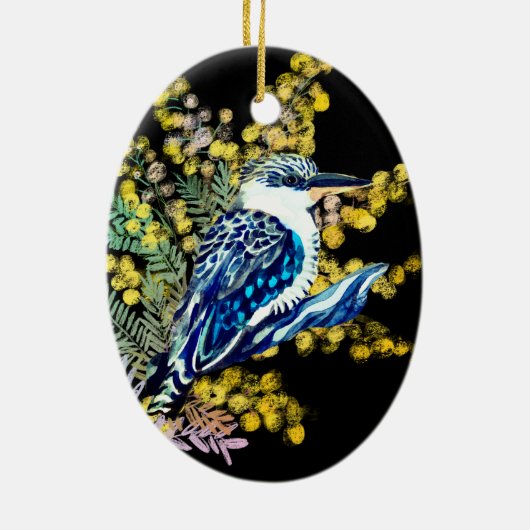 Kookaburra Keramisch Ornament (Achterkant)