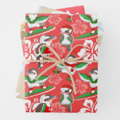 Kookaburra Kerstmis/Kookaburra Natitivity Inpakpapier Vel (In situ)