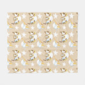 Kookaburra-kerstnativiteit Fleece Deken (Voorkant (Horizontaal))