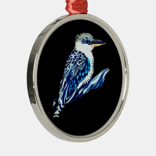 Kookaburra Metalen Ornament (Rechts)