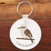 Kookaburra-ontwerp Sleutelhanger (Voorkant)