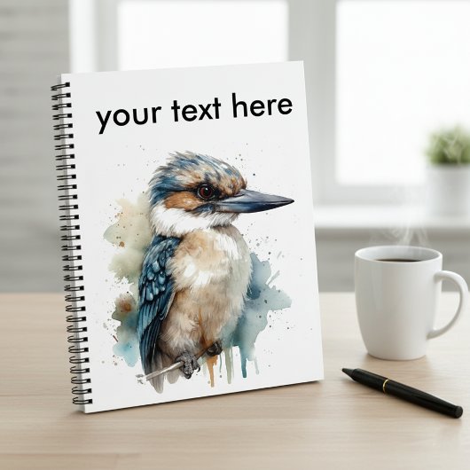 Kookaburra op een Branch, op maat Notitieboek