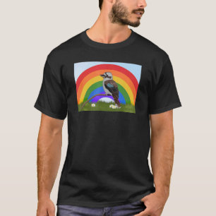 Kookaburra Rainbow Bird Birdlover Bioll T-shirt