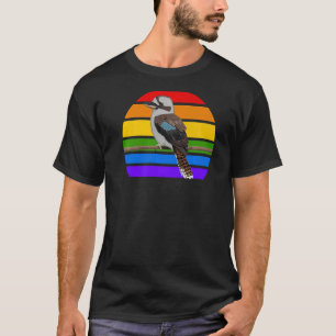 Kookaburra Regenboog Vogel Vogelkijker Zangvogel D T-shirt
