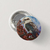 kookaburra ronde button 3,2 cm (Voorkant /achterkant)