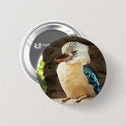 Kookaburra Ronde Button 5,7 Cm (Voorkant /achterkant)