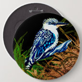 Kookaburra Ronde Button 6,0 Cm (Voorkant /achterkant)