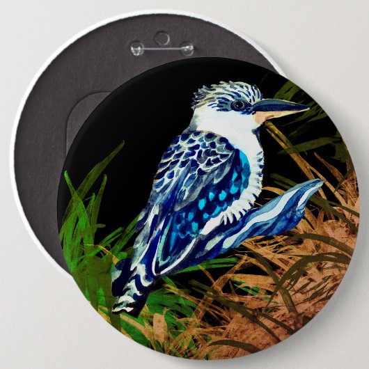 Kookaburra Ronde Button 6,0 Cm (Voorkant /achterkant)