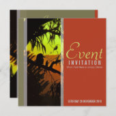 Kookaburra Silhouette Uitnodiging voor alle gelege (Voorkant / Achterkant)