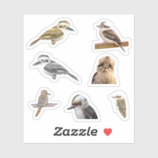 Kookaburra Stickers (Vel)