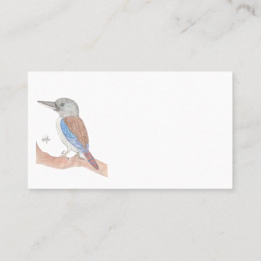 KOOKABURRA VISITEKAARTJE (Achterkant)