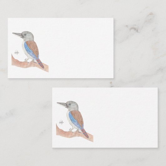 KOOKABURRA VISITEKAARTJE (Voorkant / Achterkant)