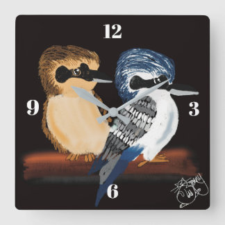 Kookaburra wandklok