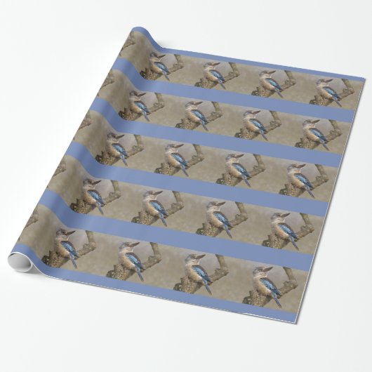 Kookaburra Wrapping Paper Cadeaupapier (Uitgerold)