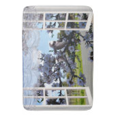 Kookaburras door mijn raam, badmat (Voorkant Verticaal)