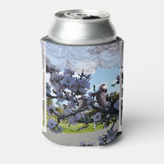 Kookaburras in mijn raam, blikjeskoeler (Blikje Achterkant)