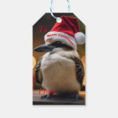 "Kookaburras' kerstlied" Cadeaulabel (Voorkant)