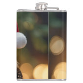 "Kookaburras' kerstlied" Heupfles (Achterkant)