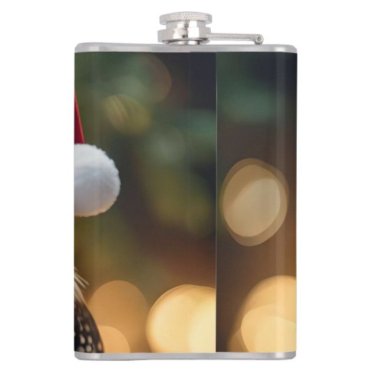 "Kookaburras' kerstlied" Heupfles (Achterkant)