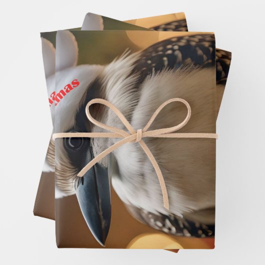 "Kookaburras' kerstlied" Inpakpapier Vel (In situ)