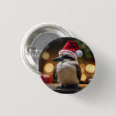 "Kookaburras' kerstlied" Ronde Button 3,2 Cm (Voorkant /achterkant)