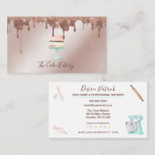 Kookbakkerij Glitter Driving Baker Visitekaartje (Voorkant / Achterkant)