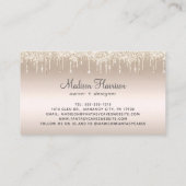 Kookbakkerij Gold Glitter-schijven Visitekaartje (Achterkant)