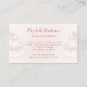 Kookbakkerij Schaak Glitter Drift Roos Gold Visitekaartje (Achterkant)