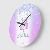 Kookbakkerij Schaak Paarse glitterschijven Grote Klok (Hoek)