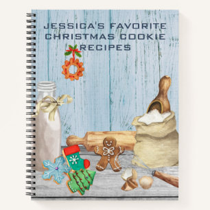 Kookboek Aquarel Recepten Kerst Koken Bakken Notitieboek