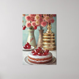  kookboek illustratie Canvas Print