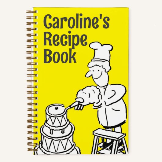 Kookboek met Cook Decorating Cake. Recept Notitieboek (Voorkant)