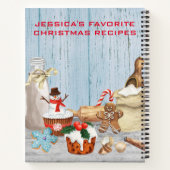 Kookboek Recepten Kerst Koken Bakken Notitieboek (Achterkant)