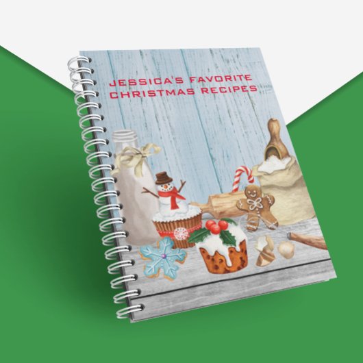 Kookboek Recepten Kerst Koken Bakken Notitieboek