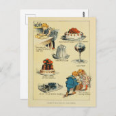  kookboek Verrukkingen en Desserts Briefkaart (Voorkant / Achterkant)