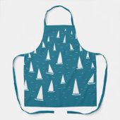 Kookboot Nautical Schort (Voorkant)