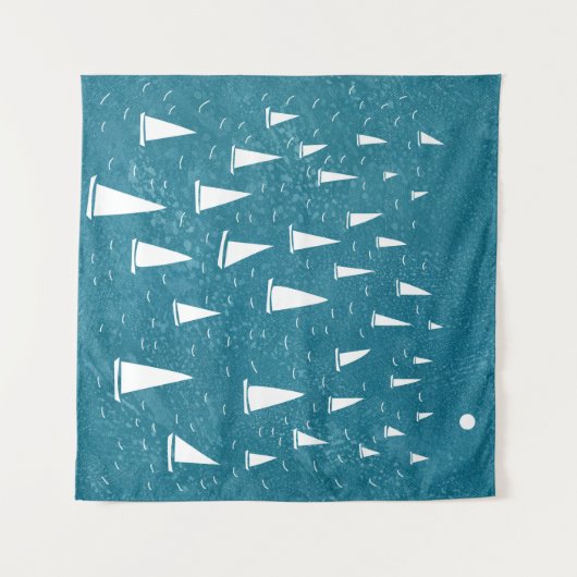 Kookboot Nautical Wandkleed (Voorkant (horizontaal))