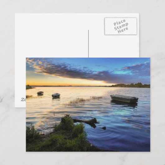 Kookboten reflectie van de zon briefkaart (Voorkant / Achterkant)